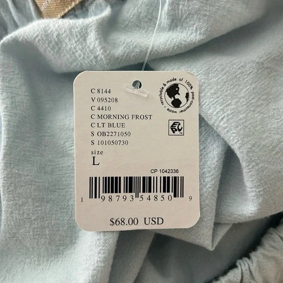 FREE PEOPLE COASTAL EASE ASYMMETRICAL SKIRT SIZE L MSRP $68.00 NWT - Picture 10 of 12